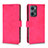 Leather Case Stands Flip Cover Holder L01Z for Oppo Reno7 A Hot Pink