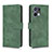 Leather Case Stands Flip Cover Holder L01Z for Oppo Reno8 5G Green