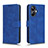 Leather Case Stands Flip Cover Holder L01Z for Realme 10 Pro+ Plus 5G Blue