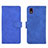 Leather Case Stands Flip Cover Holder L01Z for Samsung Galaxy A01 Core Blue