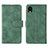 Leather Case Stands Flip Cover Holder L01Z for Samsung Galaxy A22 5G SC-56B Green