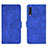 Leather Case Stands Flip Cover Holder L01Z for Samsung Galaxy A70S Blue