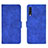 Leather Case Stands Flip Cover Holder L01Z for Samsung Galaxy A70S Blue