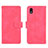 Leather Case Stands Flip Cover Holder L01Z for Samsung Galaxy M01 Core Hot Pink