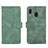 Leather Case Stands Flip Cover Holder L01Z for Samsung Galaxy M10S Green