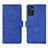 Leather Case Stands Flip Cover Holder L01Z for Samsung Galaxy M52 5G Blue