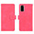 Leather Case Stands Flip Cover Holder L01Z for Samsung Galaxy S20 FE 5G Hot Pink