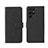 Leather Case Stands Flip Cover Holder L01Z for Samsung Galaxy S21 Ultra 5G Black