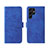 Leather Case Stands Flip Cover Holder L01Z for Samsung Galaxy S21 Ultra 5G Blue