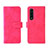 Leather Case Stands Flip Cover Holder L01Z for Samsung Galaxy Z Fold4 5G Hot Pink