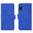 Leather Case Stands Flip Cover Holder L01Z for Sony Xperia Ace II Blue