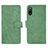 Leather Case Stands Flip Cover Holder L01Z for Sony Xperia Ace II SO-41B Green