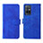 Leather Case Stands Flip Cover Holder L01Z for Vivo T1 5G India Blue