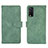 Leather Case Stands Flip Cover Holder L01Z for Vivo Y11s Green