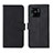 Leather Case Stands Flip Cover Holder L01Z for Xiaomi Redmi 10 Power Black