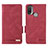 Leather Case Stands Flip Cover Holder L02Z for Motorola Moto E40 Red