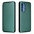 Leather Case Stands Flip Cover Holder L02Z for Motorola Moto Edge 20 Pro 5G Green