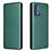 Leather Case Stands Flip Cover Holder L02Z for Motorola Moto Edge (2021) 5G Green