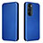 Leather Case Stands Flip Cover Holder L02Z for Motorola Moto Edge 30 Pro 5G Blue