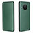 Leather Case Stands Flip Cover Holder L02Z for Nokia X10 Green
