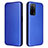 Leather Case Stands Flip Cover Holder L02Z for Oppo A53s 5G Blue