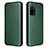 Leather Case Stands Flip Cover Holder L02Z for Oppo A53s 5G Green