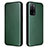 Leather Case Stands Flip Cover Holder L02Z for Oppo A56 5G Green