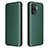 Leather Case Stands Flip Cover Holder L02Z for Oppo F19 Pro Green