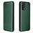 Leather Case Stands Flip Cover Holder L02Z for Oppo F19s Green