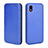 Leather Case Stands Flip Cover Holder L02Z for Samsung Galaxy A01 Core Blue