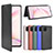 Leather Case Stands Flip Cover Holder L02Z for Samsung Galaxy A81