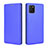 Leather Case Stands Flip Cover Holder L02Z for Samsung Galaxy A81 Blue