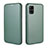 Leather Case Stands Flip Cover Holder L02Z for Samsung Galaxy M51 Green