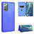 Leather Case Stands Flip Cover Holder L02Z for Samsung Galaxy Note 20 5G Blue