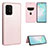 Leather Case Stands Flip Cover Holder L02Z for Samsung Galaxy S10 Lite Rose Gold