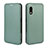 Leather Case Stands Flip Cover Holder L02Z for Samsung Galaxy XCover Pro Green