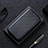 Leather Case Stands Flip Cover Holder L02Z for Sony Xperia 1 Black