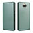 Leather Case Stands Flip Cover Holder L02Z for Sony Xperia 10 Green