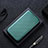 Leather Case Stands Flip Cover Holder L02Z for Vivo V20 Green