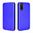 Leather Case Stands Flip Cover Holder L02Z for Vivo Y11s Blue