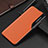 Leather Case Stands Flip Cover Holder L03 for Oppo Reno9 Pro+ Plus 5G Orange