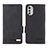 Leather Case Stands Flip Cover Holder L03Z for Motorola Moto E32s Black