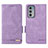 Leather Case Stands Flip Cover Holder L03Z for Motorola Moto Edge 20 5G Purple