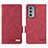 Leather Case Stands Flip Cover Holder L03Z for Motorola Moto Edge 20 5G Red
