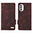 Leather Case Stands Flip Cover Holder L03Z for Motorola Moto G52j 5G