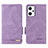 Leather Case Stands Flip Cover Holder L03Z for Oppo Reno7 A Purple