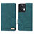 Leather Case Stands Flip Cover Holder L03Z for Oppo Reno9 5G Green