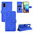 Leather Case Stands Flip Cover Holder L03Z for Samsung Galaxy A71 5G Blue
