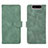 Leather Case Stands Flip Cover Holder L03Z for Samsung Galaxy A80 Green