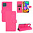 Leather Case Stands Flip Cover Holder L03Z for Samsung Galaxy F62 5G Hot Pink